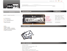 Tablet Screenshot of isotec.pl