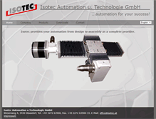 Tablet Screenshot of isotec.at