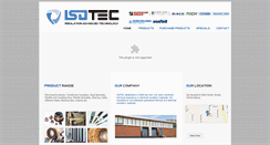 Desktop Screenshot of isotec.co.za