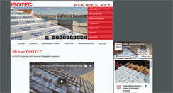 Desktop Screenshot of isotec.hu